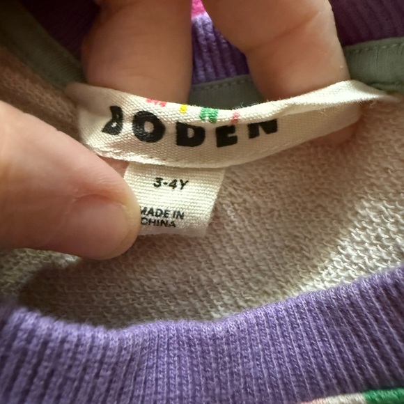 Mini Boden Sweatshirt Dress - Picture 7 of 7